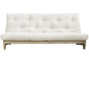 Karup Banquette ajustable FRESH en pin massif naturel avec matelas futon naturel 140x200 pas cher