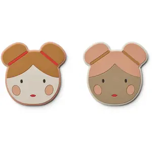 Liewood - Anneaux de dentition Gia en silicone - Set de 2 Multicolore taille unique pas cher