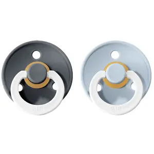 Comparateur de prix : BIBS® Sucettes Colour Iron Glow/Baby Blue Glow 6-18 mois 2 pcs