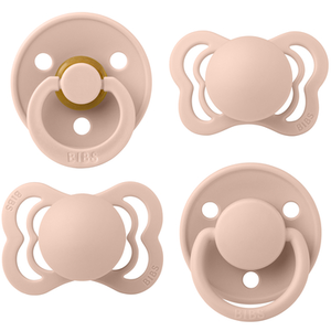 Comparateur de prix : BIBS Coffret de 4 sucettes Try It Blush (0-6 mois)