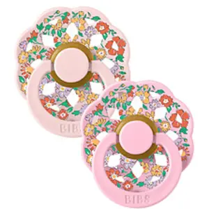 Bibs Boheme x Liberty Sucettes Oscar Meadow taille 2 6-18 mois pas cher