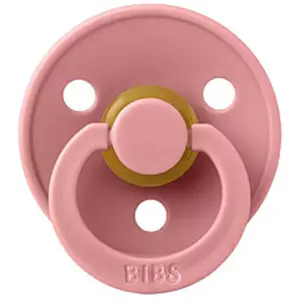 Bibs Sucette Ronde Colour Dusty Pink - 0/6 Mois pas cher