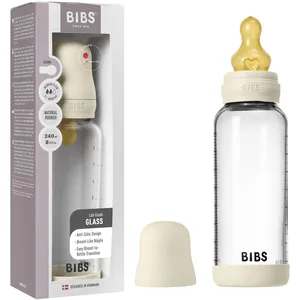 Comparateur de prix : Bibs Biberon Verre Set Complet Ivory | 240 ml