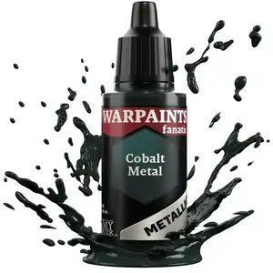 Peinture Army Painter - Warpaints Fanatic Metallic - Cobalt Metal - The Army Painter Peinture à maquette acrylique - WP3194 Vendu paramazon