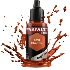 Peinture Army Painter - Warpaints Fanatic Metallic - Evil Chrome - The Army Painter Peinture à maquette acrylique - WP3185 Vendu paramazon