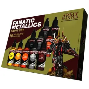 Comparateur de prix : Army painter - 2020401 - Le peintre de l'armée : Warpaints - Fanatic - Ensemble de peintures métalliques