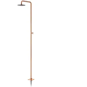 Lussero Douche extérieure sur pied en acier inoxydable 304 finition ... pas cher