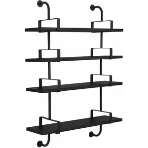 4 étagères en frêne noir 95 cm Démon Shelf - Gubi