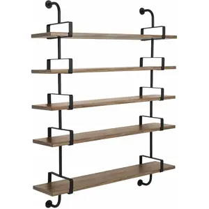 5 étagères en noyer 155 cm Démon Shelf - Gubi