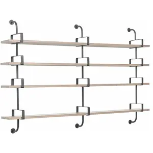 4 étagères en noyer 215 cm Démon Shelf - Gubi