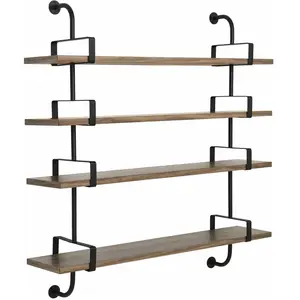 4 étagères en noyer 155 cm Démon Shelf - Gubi