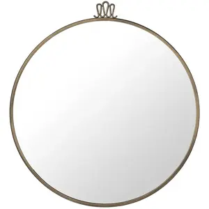 Miroir rond en laiton 70 cm Randaccio - Gubi