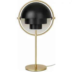 Comparateur de prix : GUBI lampe de table MULTI-LITE SMALL (Noir et laiton - Métal)