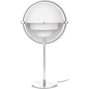 Comparateur de prix : GUBI lampe de table MULTI-LITE SMALL (blanc et chromé - Métal)