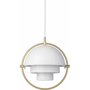 GUBI Suspension Multi-Lite, Ø 27 cm, laiton/blanc