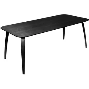 GUBI table rectangulaire DINING TABLE (Frêne noir - Bois) pas cher