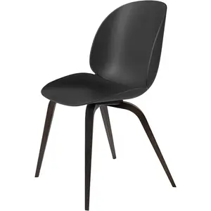 Gubi Chaise Beetle Dining Chair Base En Chêne Fumé (Black - Polypropyl... pas cher