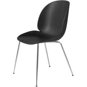 Gubi - Chaise Beetle - Noir - Polypropylène recyclé - Designer GamFrat...