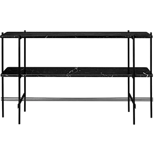 GUBI table basse structure noire TS CONSOLE 120 x 30 x H 72 cm (Noir M...