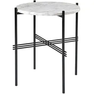 Table d'appoint en marbre blanc 40 cm TS - Gubi