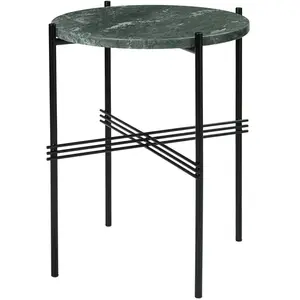 Table d'appoint en marbre vert 40 cm TS - Gubi pas cher