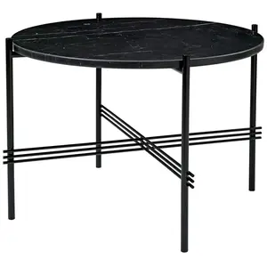 Table basse en marbre noir marquina 55 cm TS - Gubi