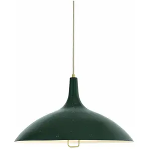 Suspension en laiton verte Modèle 1965 - Gubi