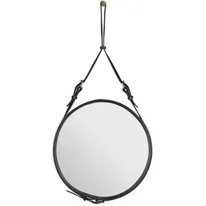 GUBI miroir mural ADNET CIRCULAIRE Ø 45 cm (Black - Verre)