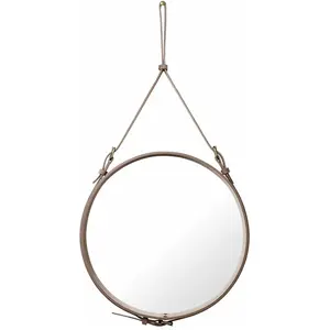 GUBI miroir mural ADNET CIRCULAIRE Ø 58 cm (Tan - Verre)