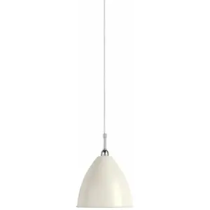 GUBI lampe à suspension BESTLITE BL9M (Blanc / Chromé - Métal)