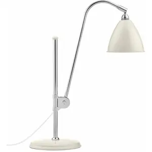 Gubi - Lampe de table Bestlite - Blanc - Métal chromé - Designer Robert Dudley BestVendu parmyareadesign