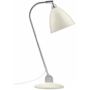 Robert Dudley Best Lampe de table en laiton blanche base argenté 48 cm BL2 - GubiVendu parmyareadesign