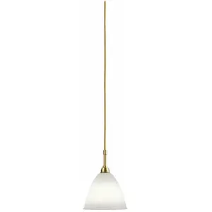 GUBI lampe à suspension BESTLITE BL9S (Blanc / Laiton - Métal)