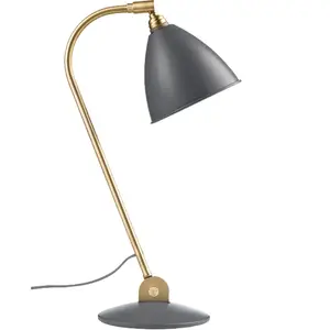 GUBI lampe de table BESTLITE BL2 (Gris / Laiton - Métal) pas cher