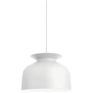 Suspension blanche en aluminium 40 cm Ronde - Gubi pas cher