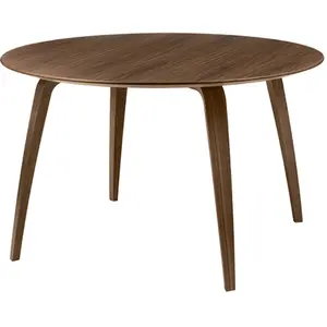 GUBI table ronde DINING TABLE (Noyer - Bois)