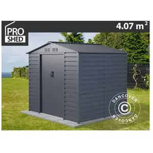 DANCOVER Abri de jardin 2,13x1,91x1,90m ProShed®, Anthracite pas cher