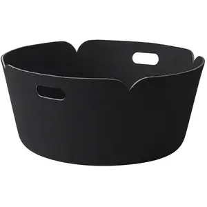Muuto - Panier Restore - Noir - Feutre recyclé - Designer Mika Tolvane... pas cher