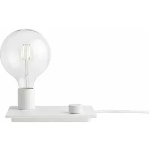 Lampe à poser blanche Control - Muuto pas cher