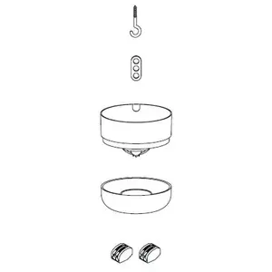 Muuto - Rosace E27 - Blanc - Polyéthylène pas cher