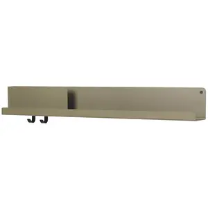Étagère vert olive en métal 96 cm Folded - MuutoVendu paramazon