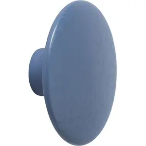 Comparateur de prix : Muuto - Patère The dots - Bleu - Frêne teinté - Designer Lars Tornoe