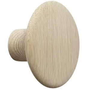 Comparateur de prix : Muuto - Patère The dots - Bois naturel - Chêne - Designer Lars Tornoe