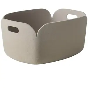 Panier de rangement recyclé sable Restore - Muuto pas cher