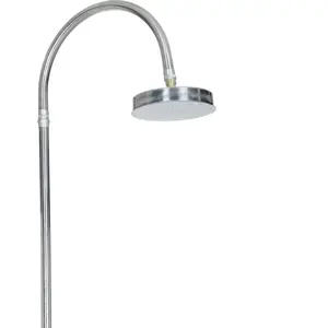 Excel Douche de Jardin/Douche d'extérieur - Acier Inoxydable Poli