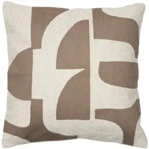 Comparateur de prix : BROSTE COPENHAGEN - Housse de coussin Mundo - Marron - Lin
