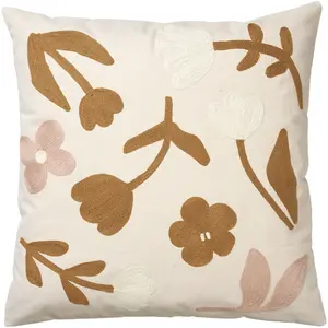 Broste Copenhagen - Housse de coussin Rosita Rose 50x50Vendu parsmallable