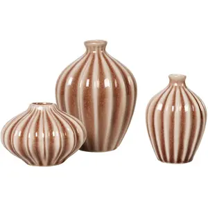 BROSTE COPENHAGEN - Vase Amalie - Marron - Céramique émailléeVendu parmade-in-design