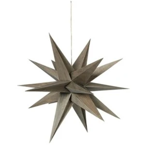 Décorations de noël Broste Copenhagen DECO ETOILE 'VENUS' BOIS pas cher