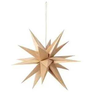 Décorations de noël Broste Copenhagen DECO ETOILE 'VENUS' BOIS pas cher